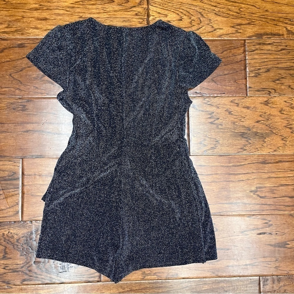 Zara knit metallic mini romper - Picture 3 of 6